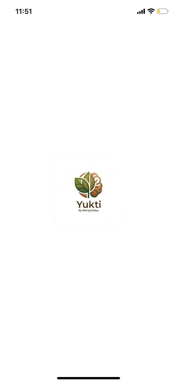 Yukti Home Screen